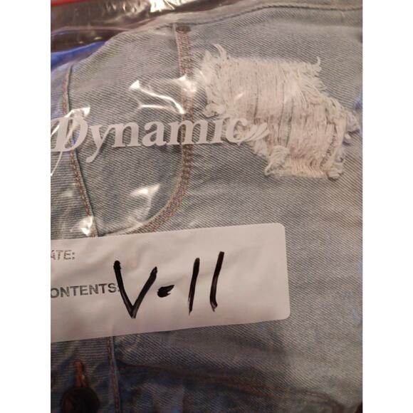 Dream Out Loud by Selena Gomez, jean mini skirt, distressed, junior girl sz 11 - Picture 4 of 4